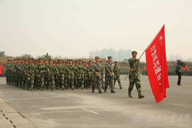 15个受阅方队依次通过主席台接受检阅（舒杨 摄）